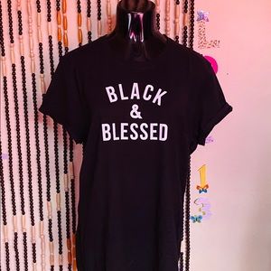 Black and blessed t shirt